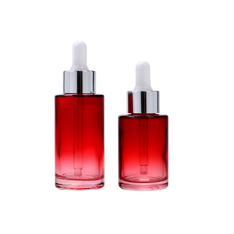 30 ml-es 40 ml-es Gradient Red kozmetikai csepegtetős üvegek