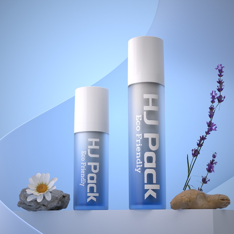 25 mm-es 10 ml-es 15 ml-es forgó, duplafalú levegő nélküli palack kozmetikai csomagolás
